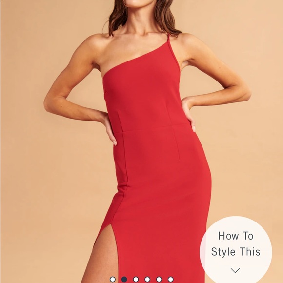 Asymmetrical One-Shoulder Maxi Dress Abercrombie dress perfect condition - Picture 3 of 12